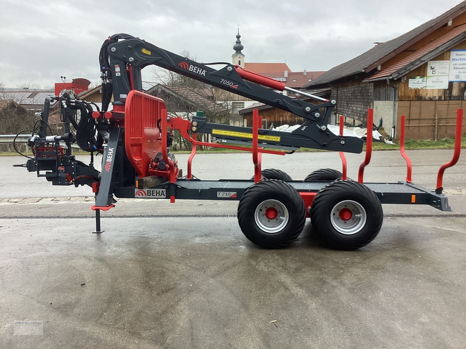 Rückewagen & Rückeanhänger typu BEHA BEHA-Trailer T710 mit BEHA-Crane 7050, Neumaschine w Ainring (Zdjęcie 1)