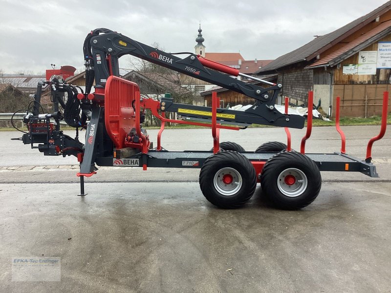 Rückewagen & Rückeanhänger tip BEHA BEHA-Trailer T710 mit BEHA-Crane 7050, Neumaschine in Ainring (Poză 1)