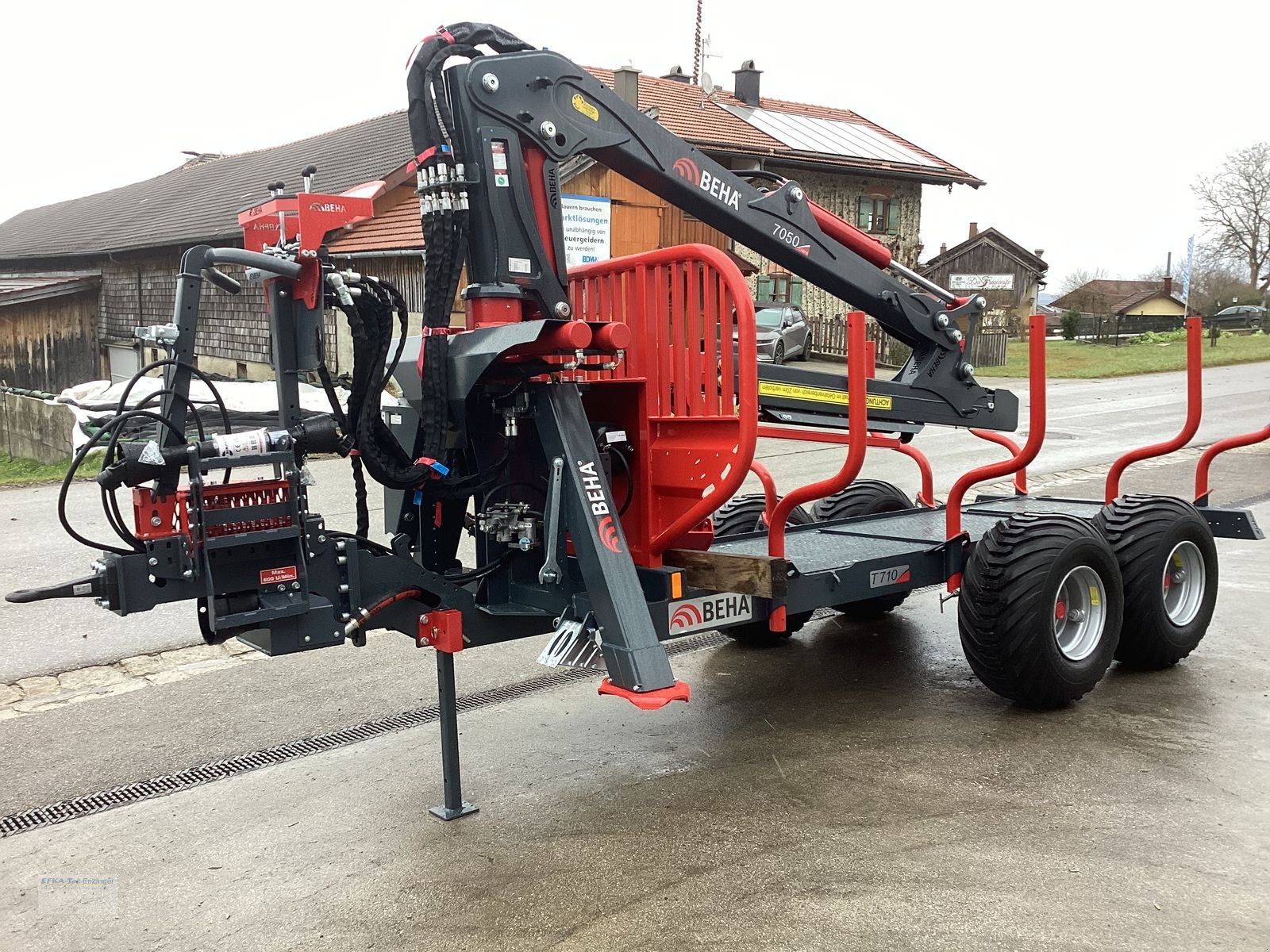 Rückewagen & Rückeanhänger typu BEHA BEHA-Trailer T710 mit BEHA-Crane 7050, Neumaschine w Ainring (Zdjęcie 2)