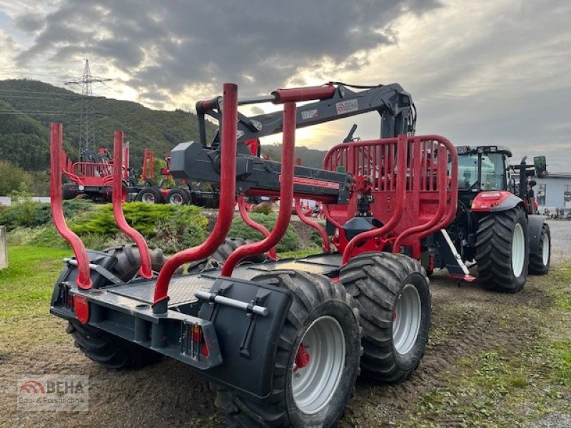 Rückewagen & Rückeanhänger tip BEHA Gebr. T1100 mit 8770 Kran, 4-Rad. Druckluft 40 Km/h, HBC-Funkanlage, Stehplatz, 550/45-22,5“ Bereifung, Gebrauchtmaschine in Steinach (Poză 2)