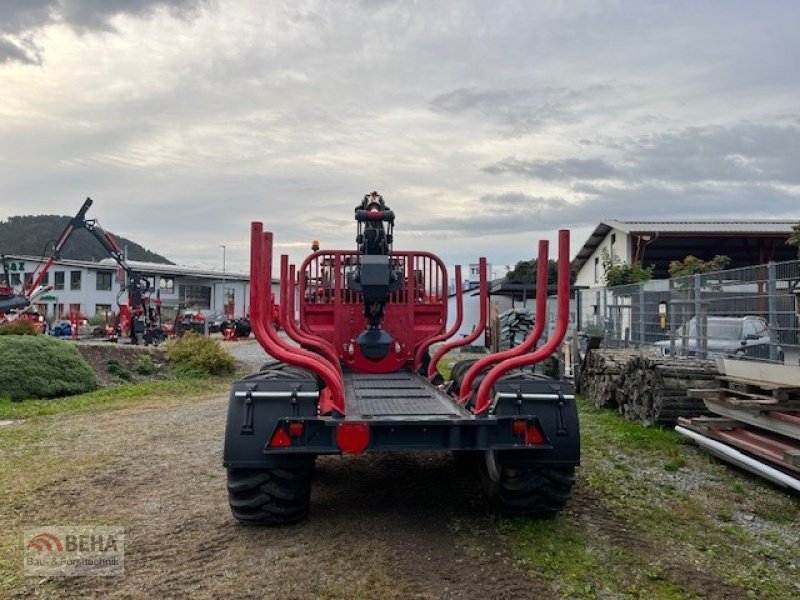 Rückewagen & Rückeanhänger typu BEHA Gebr. T1100 mit 8770 Kran, 4-Rad. Druckluft 40 Km/h, HBC-Funkanlage, Stehplatz, 550/45-22,5“ Bereifung, Gebrauchtmaschine w Steinach (Zdjęcie 3)