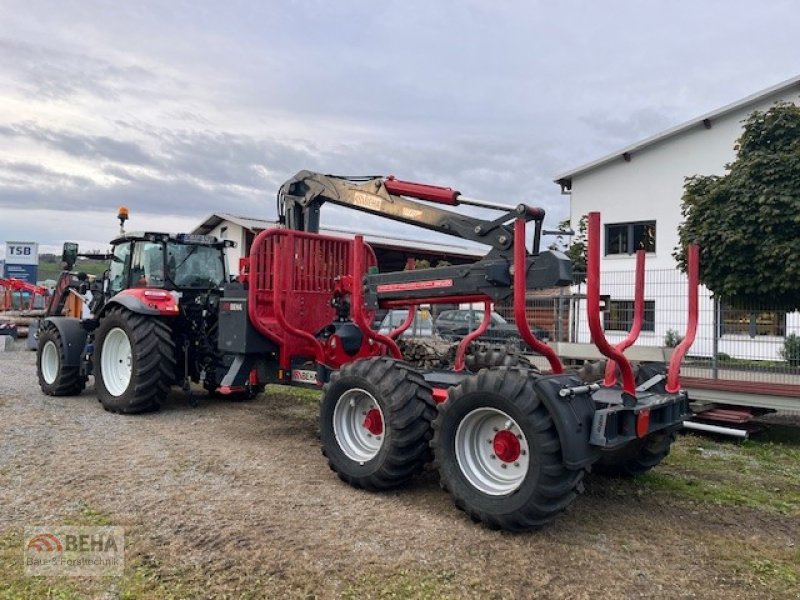 Rückewagen & Rückeanhänger van het type BEHA Gebr. T1100 mit 8770 Kran, 4-Rad. Druckluft 40 Km/h, HBC-Funkanlage, Stehplatz, 550/45-22,5“ Bereifung, Gebrauchtmaschine in Steinach (Foto 4)