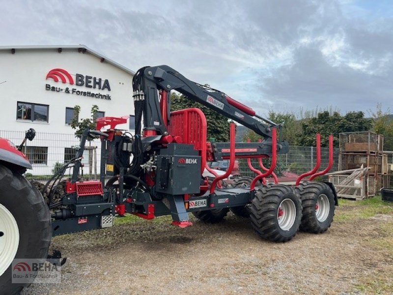 Rückewagen & Rückeanhänger του τύπου BEHA Gebr. T1100 mit 8770 Kran, 4-Rad. Druckluft 40 Km/h, HBC-Funkanlage, Stehplatz, 550/45-22,5“ Bereifung, Gebrauchtmaschine σε Steinach (Φωτογραφία 6)