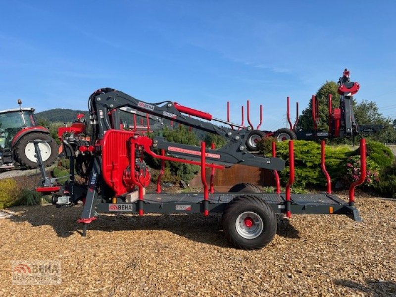 Rückewagen & Rückeanhänger Türe ait BEHA Gebrauchter T700-6550 Kran, Auflaufgebremst, Eigene Ölversorgung, Gebrauchtmaschine içinde Steinach (resim 1)