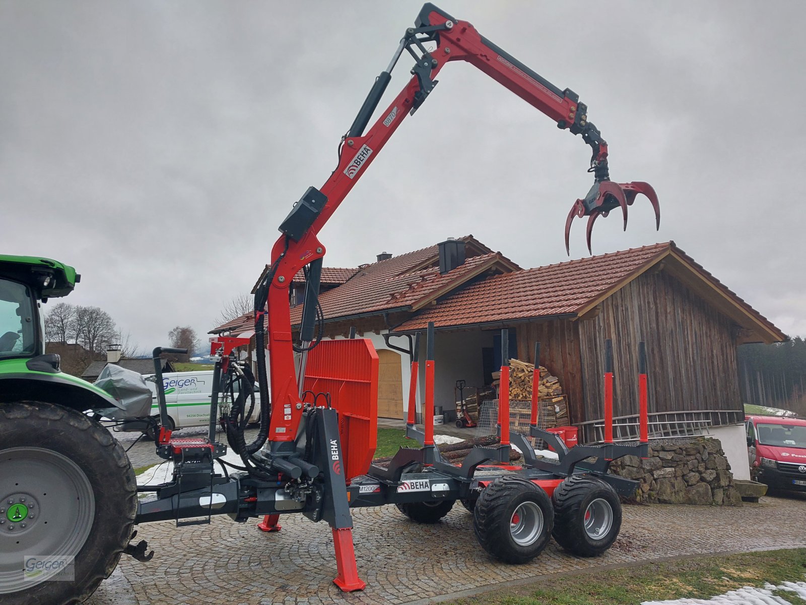 Rückewagen & Rückeanhänger Türe ait BEHA M 1200, Gebrauchtmaschine içinde Drachselsried (resim 10)