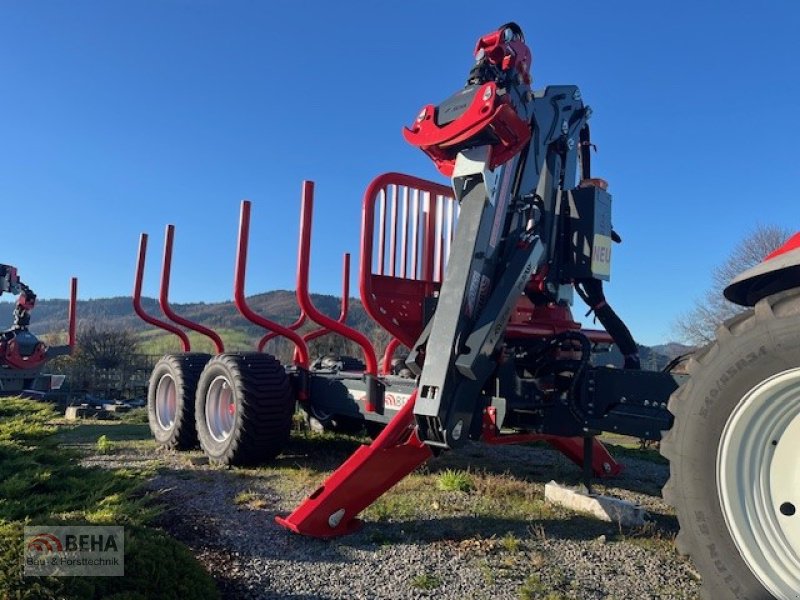 Rückewagen & Rückeanhänger des Typs BEHA Rückewagen T1500Z mit 9,3m Z- Kran, Funk, 550/45-22,5“ Bereifung, 4- Rad Druckluft, Neumaschine in Steinach (Bild 2)