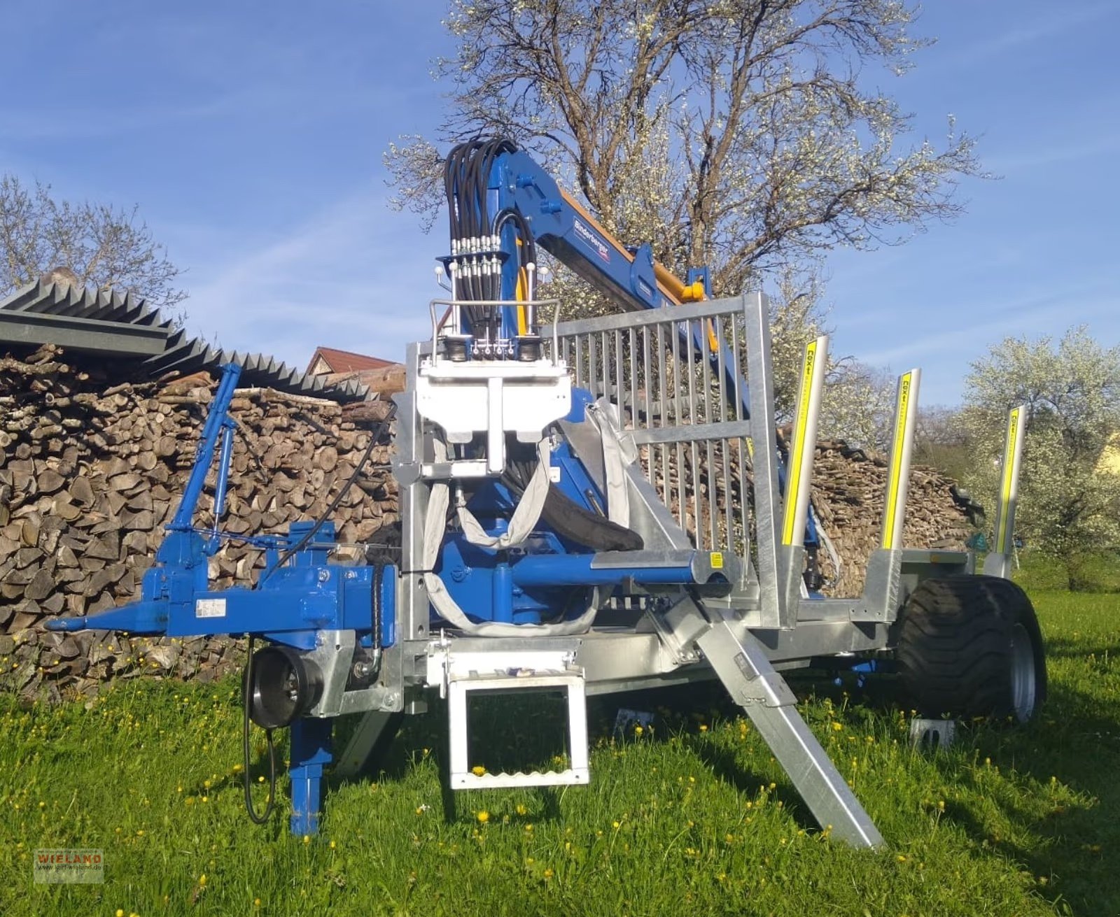 Rückewagen & Rückeanhänger типа Binderberger Rückewagen alpin 7t mit Forstkran BK 4 - 7500, Neumaschine в Lossburg-Wittendorf (Фотография 1)