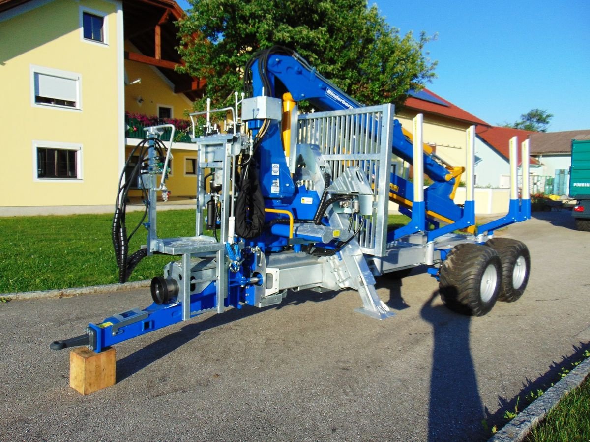 Rückewagen & Rückeanhänger van het type Binderberger Rückewagen RW12 alpin mit BK8000, Neumaschine in Neukirchen am Walde  (Foto 1)