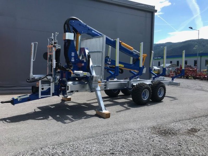 Rückewagen & Rückeanhänger van het type Binderberger Rückewagen RW12 alpin mit Kran BK7000L, Neumaschine in Tamsweg (Foto 20)