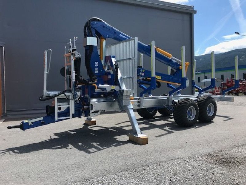 Rückewagen & Rückeanhänger van het type Binderberger Rückewagen RW12 alpin mit Kran BK7000L, Neumaschine in Tamsweg (Foto 1)