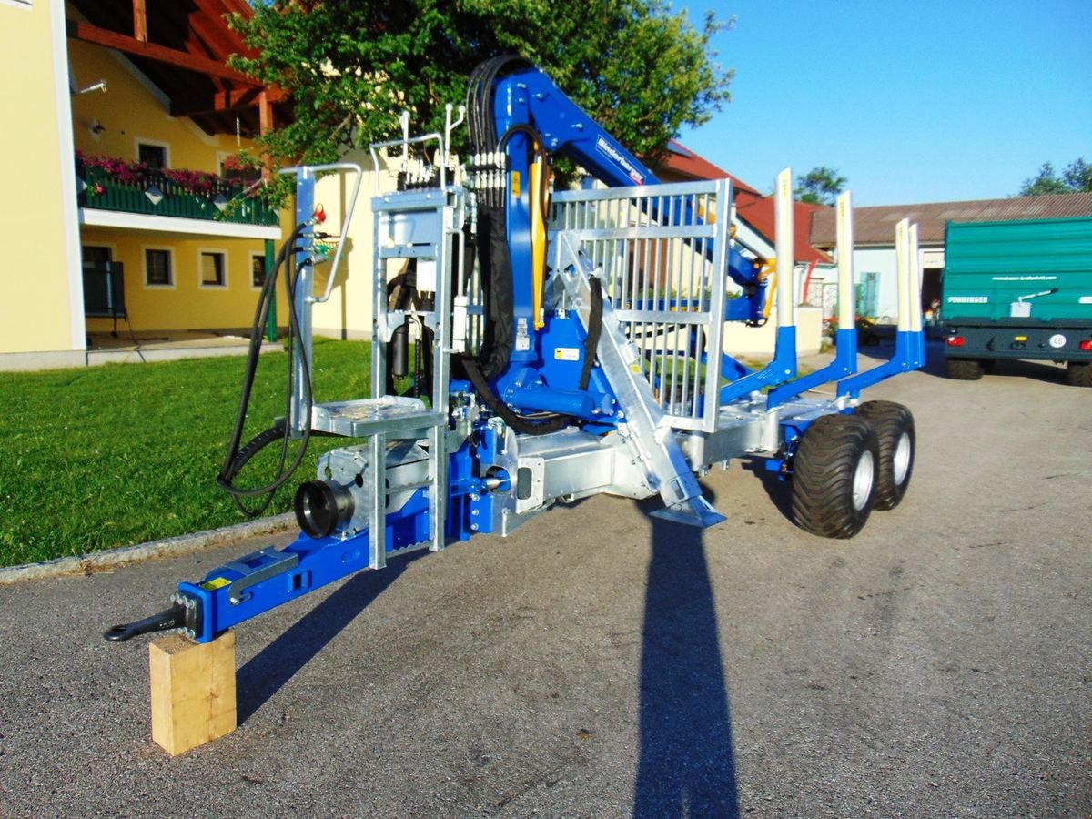 Rückewagen & Rückeanhänger van het type Binderberger Rückewagen RW8 eco mit BK4070 eco, Neumaschine in Neukirchen am Walde  (Foto 1)