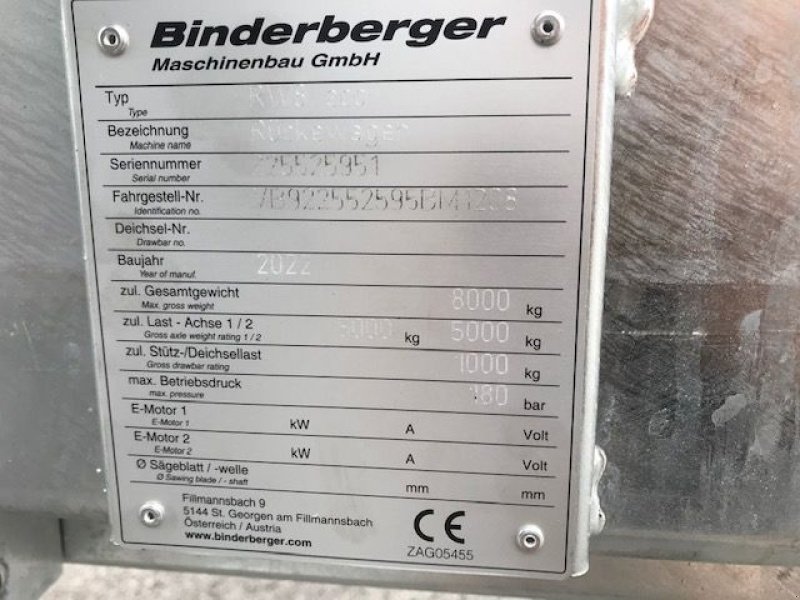 Rückewagen & Rückeanhänger typu Binderberger Rückewagen RW8 eco mit BK4070 eco, Neumaschine w Tamsweg (Zdjęcie 14)