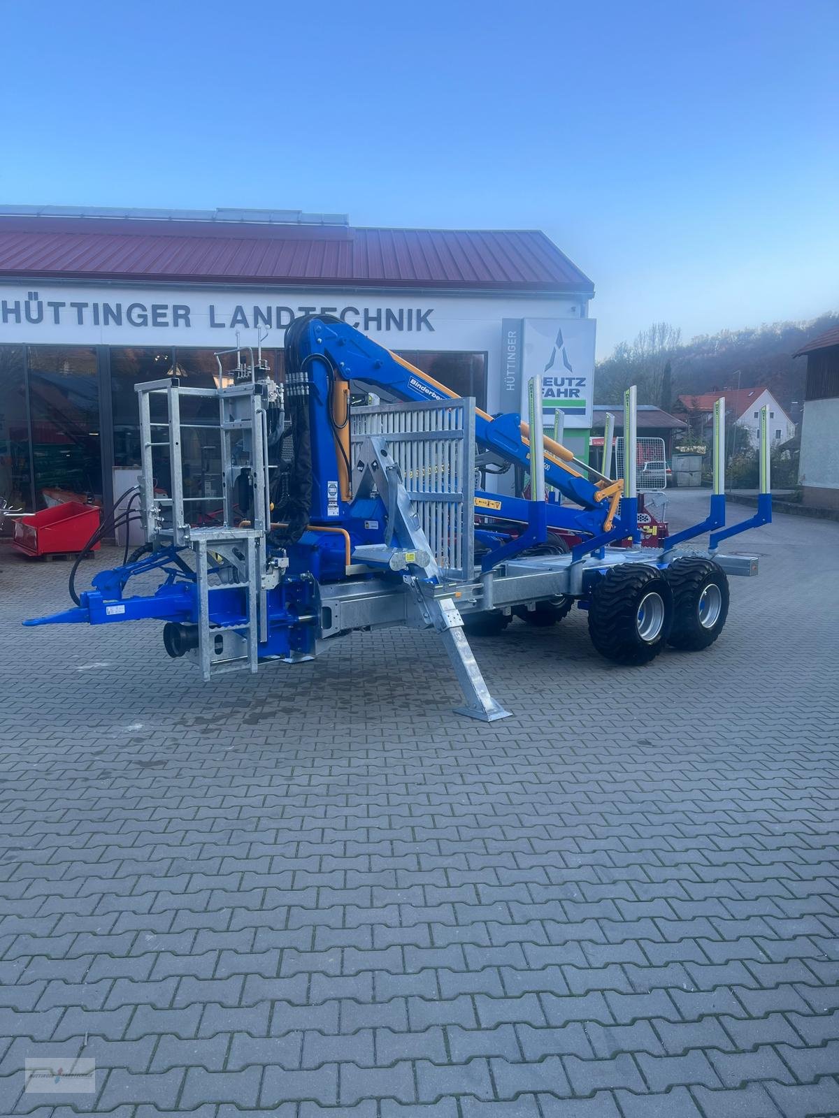 Rückewagen & Rückeanhänger van het type Binderberger RW 10 alpin & BK 4-7500, Neumaschine in Treuchtlingen (Foto 1)