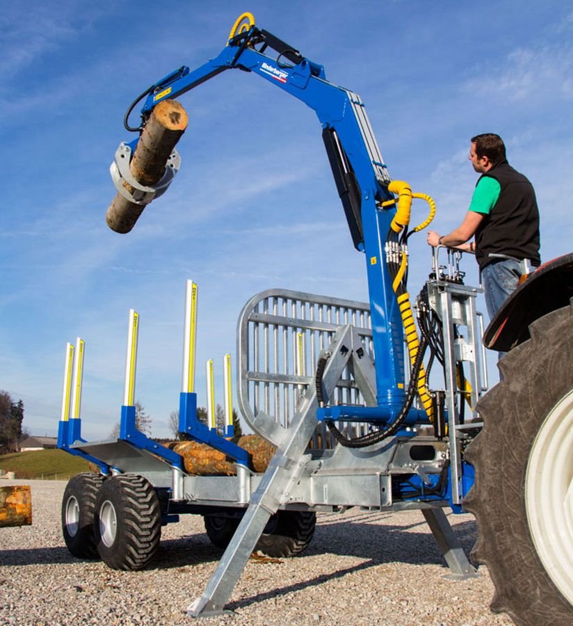 Rückewagen & Rückeanhänger Türe ait Binderberger RW 10 ECO, Gebrauchtmaschine içinde Harmannsdorf-Rückersdorf (resim 10)