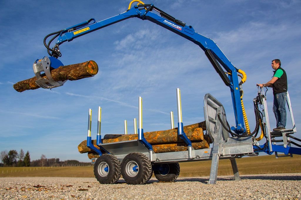 Rückewagen & Rückeanhänger Türe ait Binderberger RW 10 ECO, Gebrauchtmaschine içinde Harmannsdorf-Rückersdorf (resim 11)