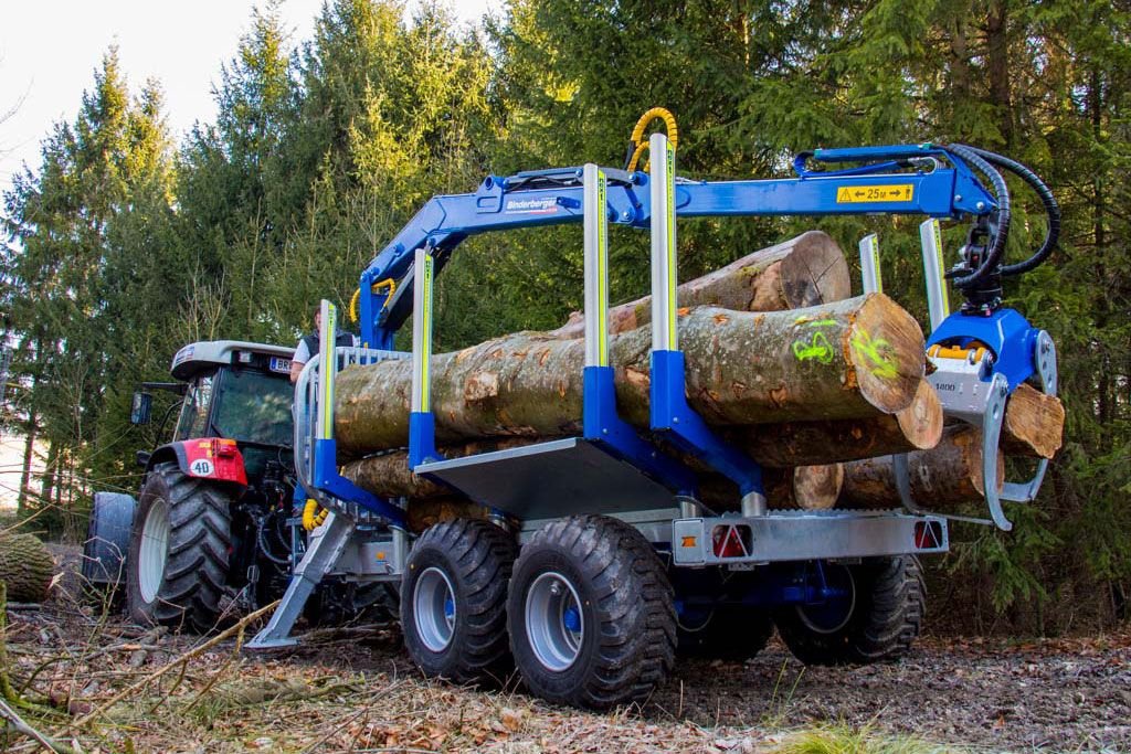 Rückewagen & Rückeanhänger Türe ait Binderberger RW 10 ECO, Gebrauchtmaschine içinde Harmannsdorf-Rückersdorf (resim 19)