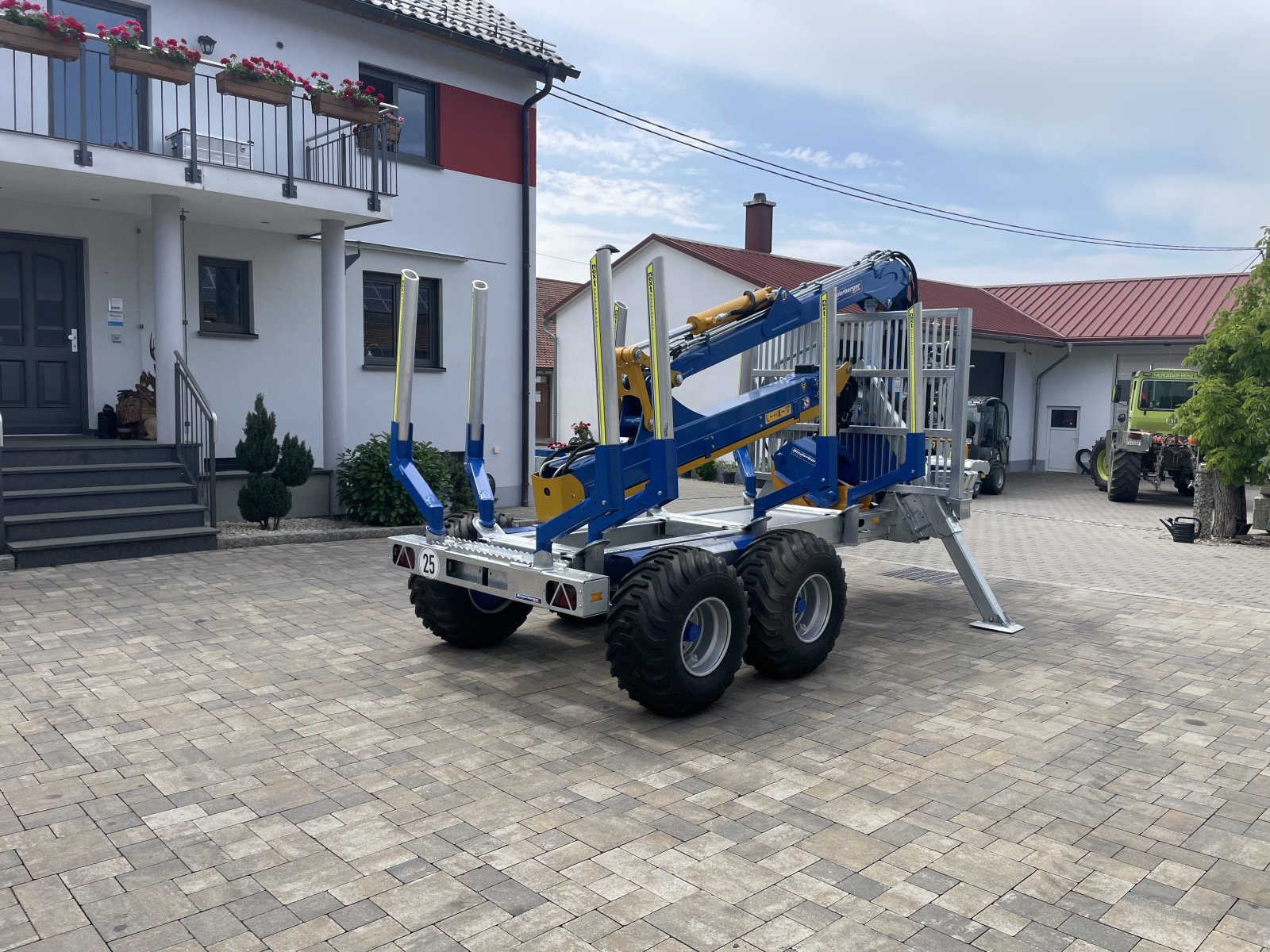 Rückewagen & Rückeanhänger van het type Binderberger RW 10 mit BK 8000, Neumaschine in Rennertshofen (Foto 5)