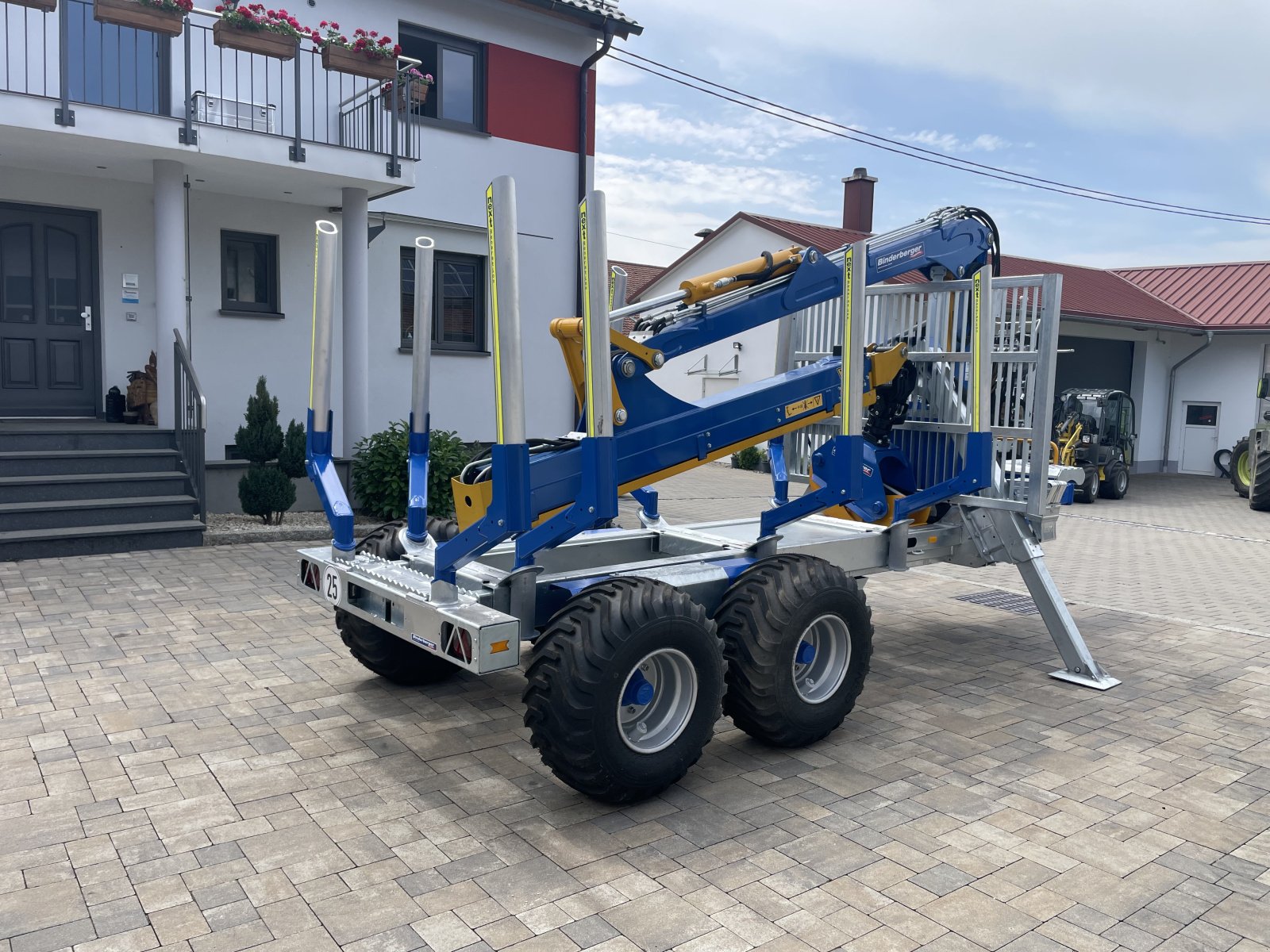 Rückewagen & Rückeanhänger del tipo Binderberger RW 10 mit BK 8000, Neumaschine In Rennertshofen (Immagine 7)