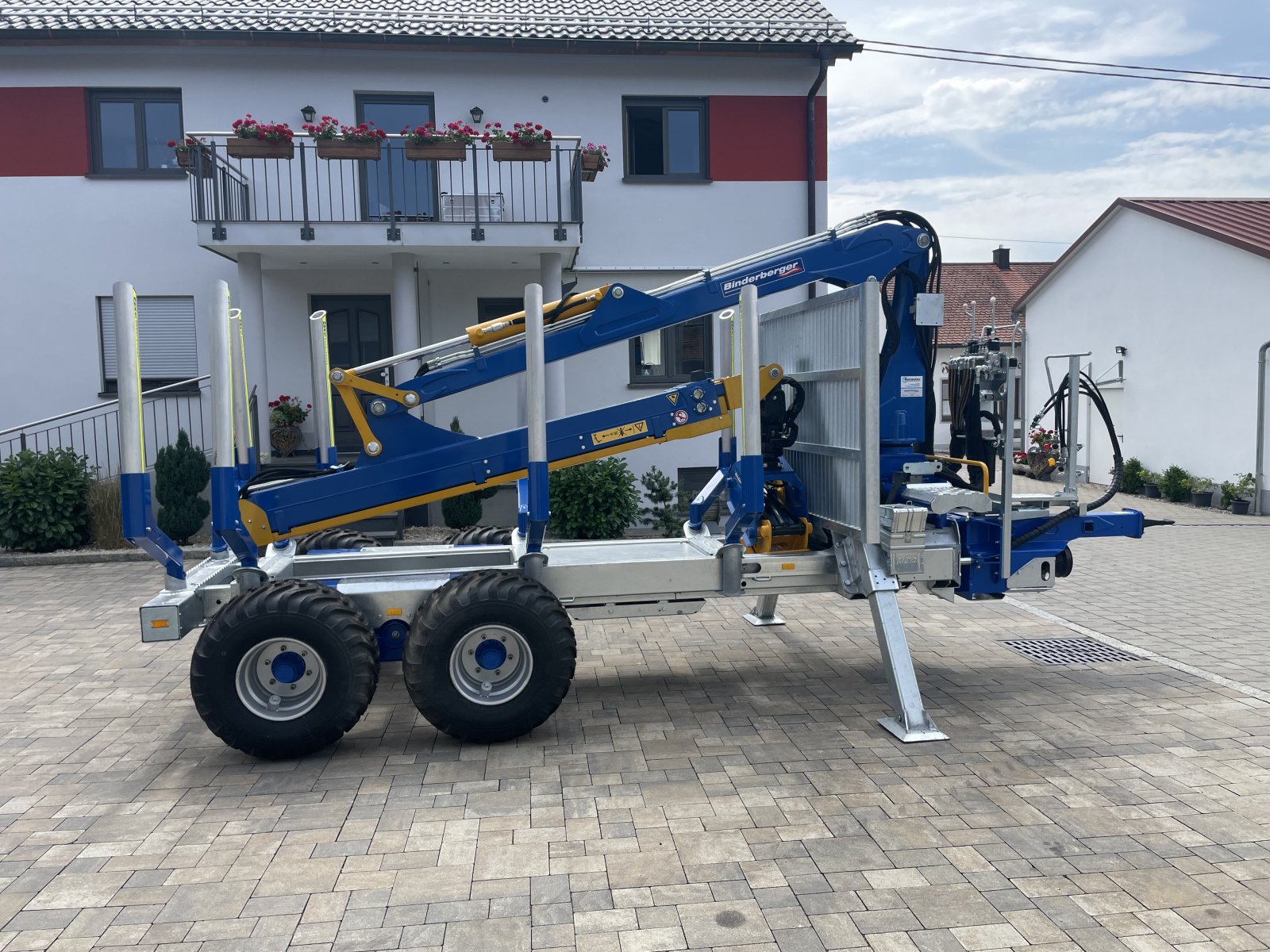 Rückewagen & Rückeanhänger del tipo Binderberger RW 10 mit BK 8000, Neumaschine In Rennertshofen (Immagine 8)