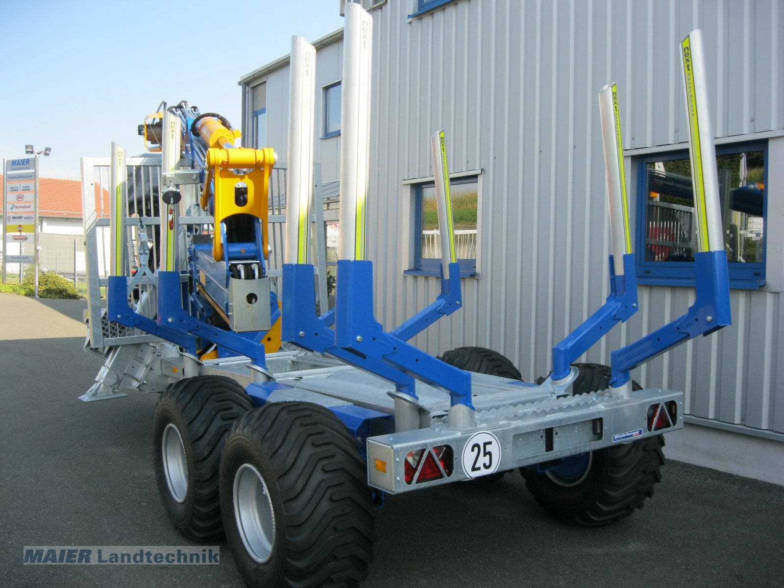 Rückewagen & Rückeanhänger des Typs Binderberger RW 8 alpin mit Kran BK 7000 L, Neumaschine in Dieterskirchen (Bild 2)