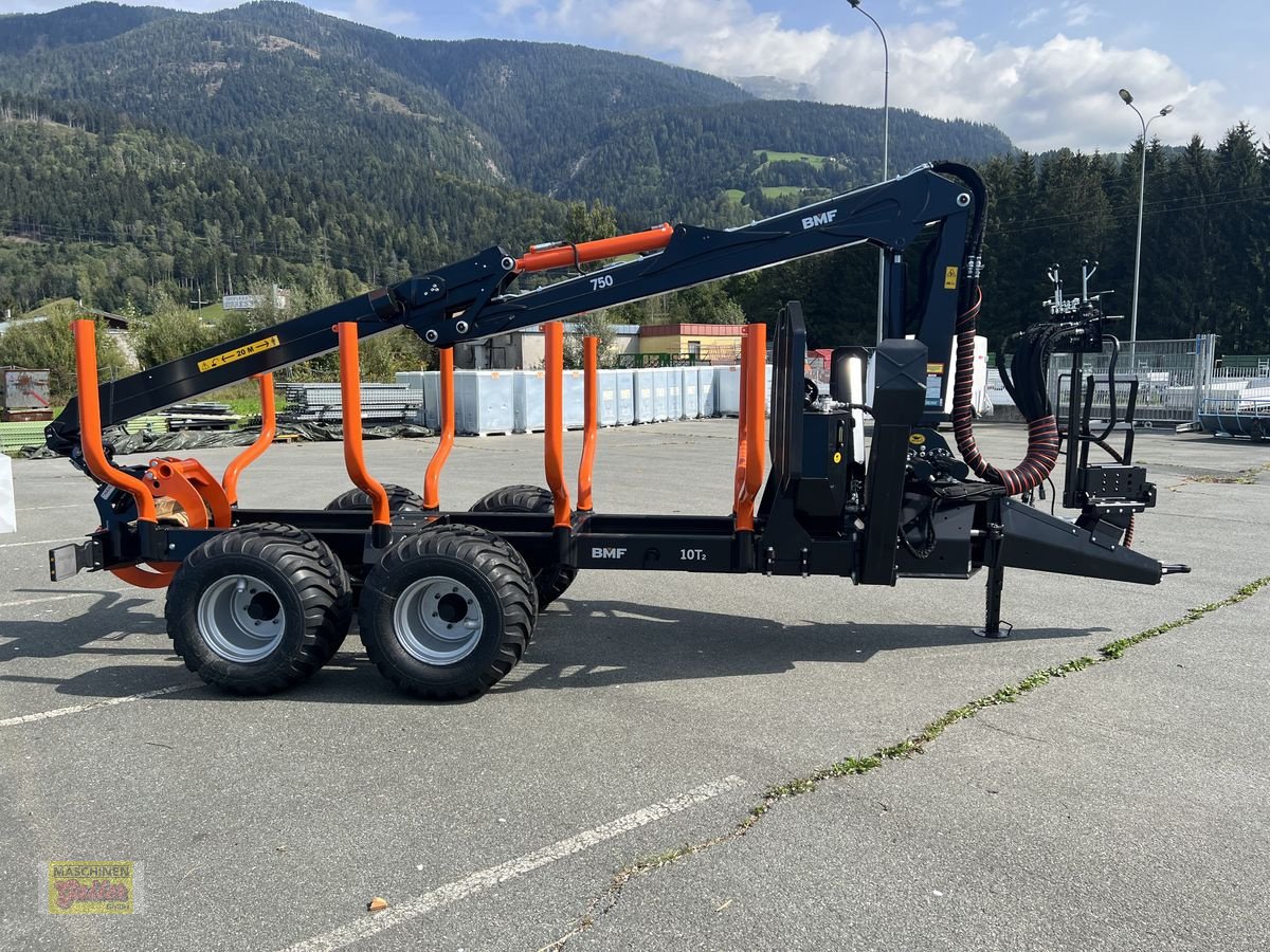 Rückewagen & Rückeanhänger del tipo BMF 10T2 Doppelrahmen mit Kran BMF 750, Neumaschine en Kötschach (Imagen 1)