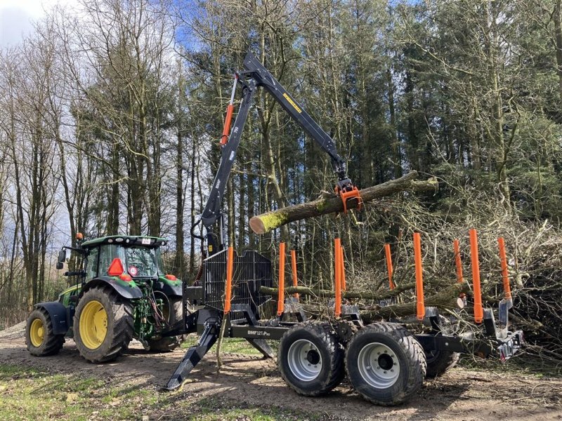 Rückewagen & Rückeanhänger del tipo BMF 12 t skovvogn med 7,5 m kran, Gebrauchtmaschine In Fredericia (Immagine 1)