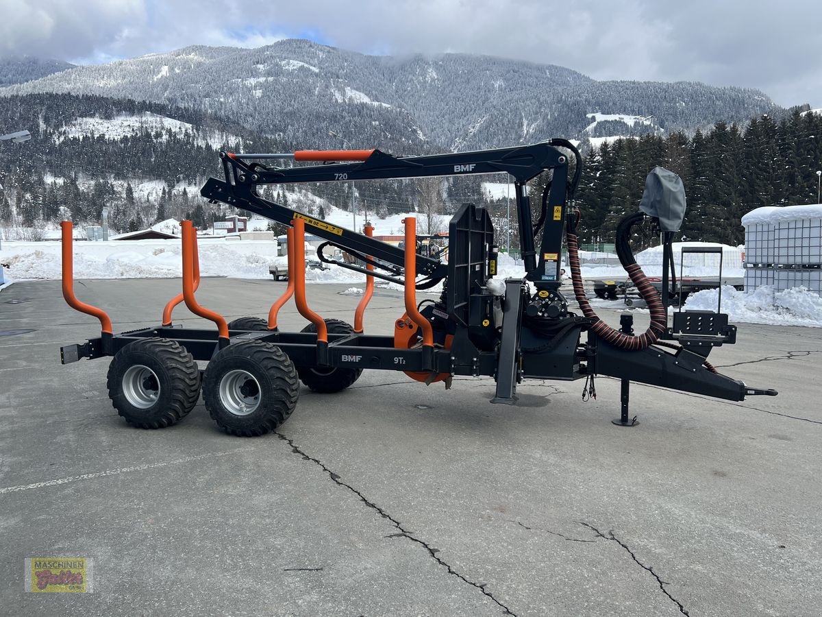 Rückewagen & Rückeanhänger tipa BMF 9T2 Doppelrahmen mit Kran BMF 720, Neumaschine u Kötschach (Slika 29)