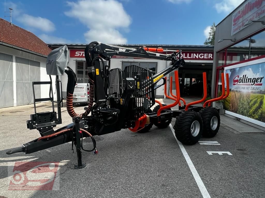 Rückewagen & Rückeanhänger tipa BMF BMF 8T1 - E mit BMF 650 Kran, Neumaschine u Offenhausen (Slika 1)