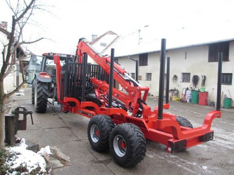 Rückewagen & Rückeanhänger du type Conpexim Cranit Wagen RF12EX + Kran F85, Neumaschine en Apetlon (Photo 3)