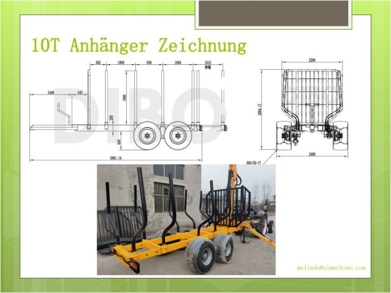 Rückewagen & Rückeanhänger tipa Dibo AK 7000, Gebrauchtmaschine u Waldburg (Slika 22)