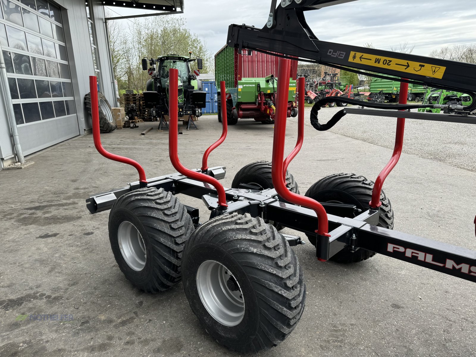 Rückewagen & Rückeanhänger del tipo EiFo Forstanhänger 7,70m, Neumaschine en Pforzen (Imagen 7)