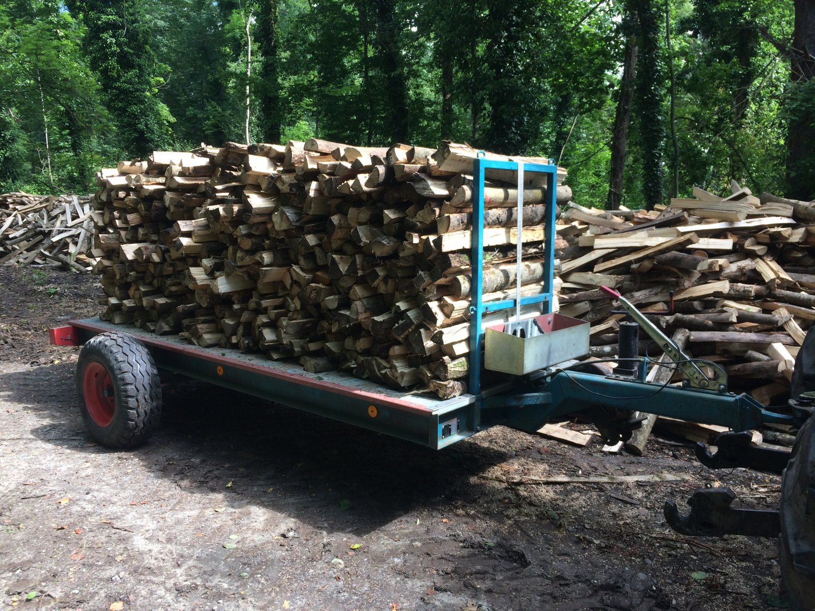 Rückewagen & Rückeanhänger typu Eigenbau Fahrzeugbau Holztransportwagen Heu-/ Strohballen Wagen, Gebrauchtmaschine w Radolfzell (Zdjęcie 8)