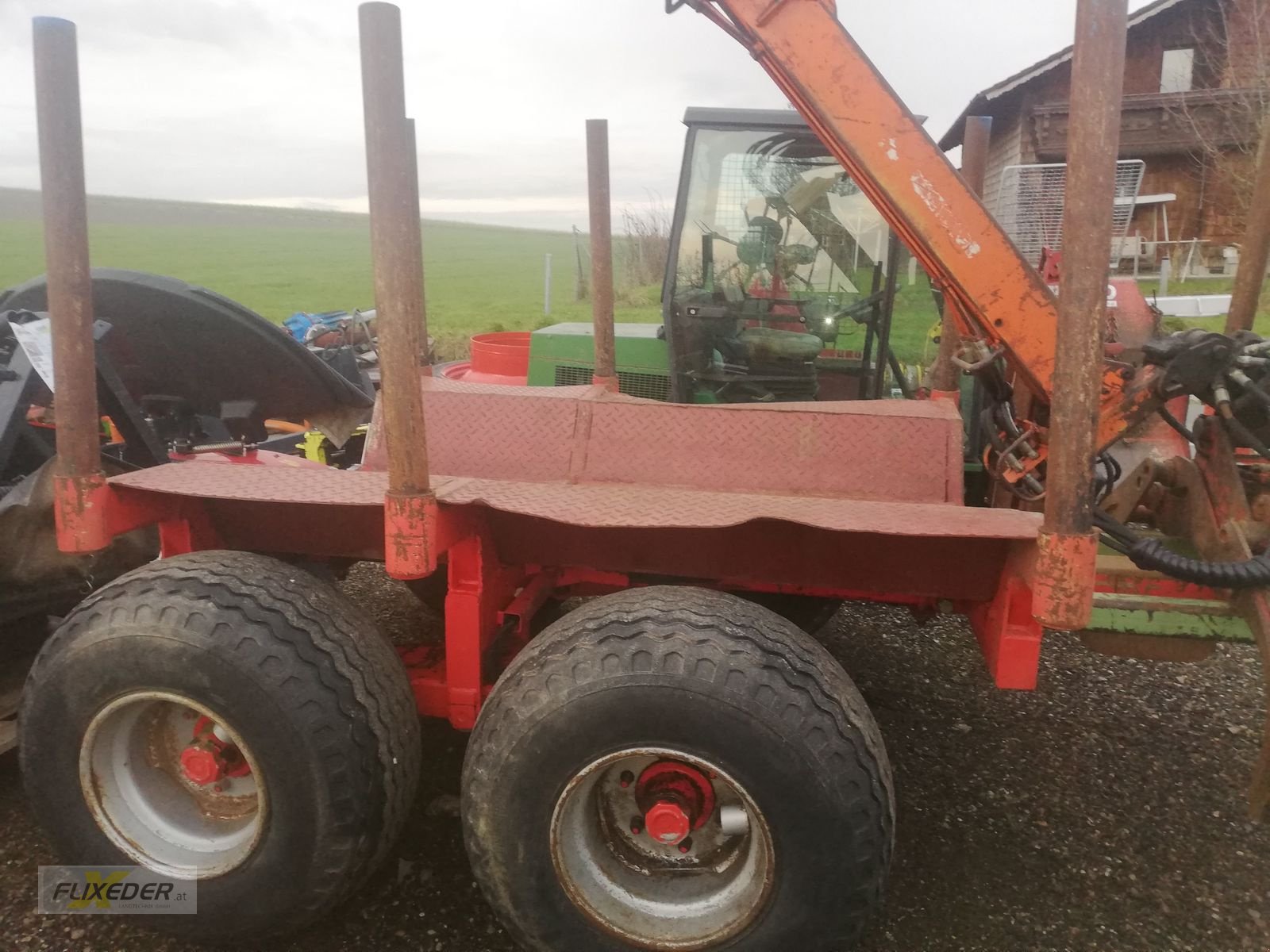 Rückewagen & Rückeanhänger des Typs Farma 8T mit Berger Kran 6,3m, Gebrauchtmaschine in Pattigham (Bild 8)