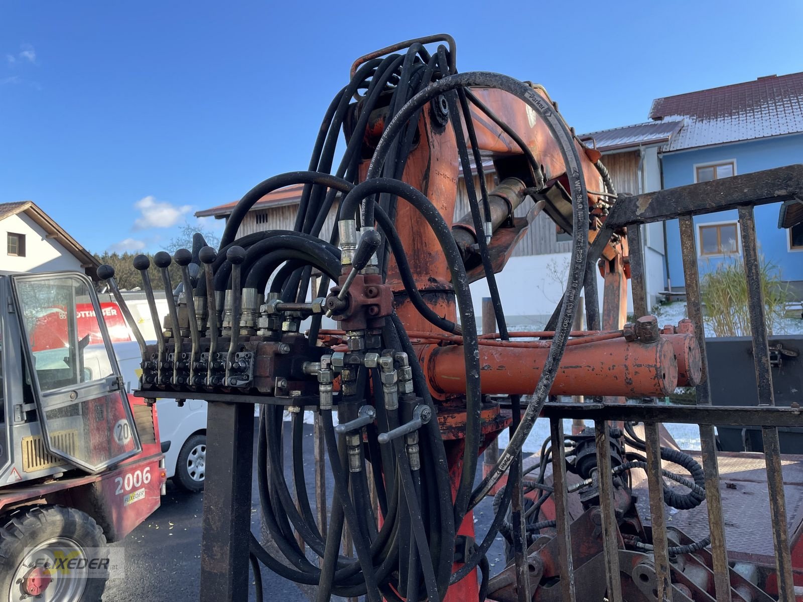 Rückewagen & Rückeanhänger del tipo Farma 8T mit Berger Kran 6,3m, Gebrauchtmaschine en Pattigham (Imagen 5)