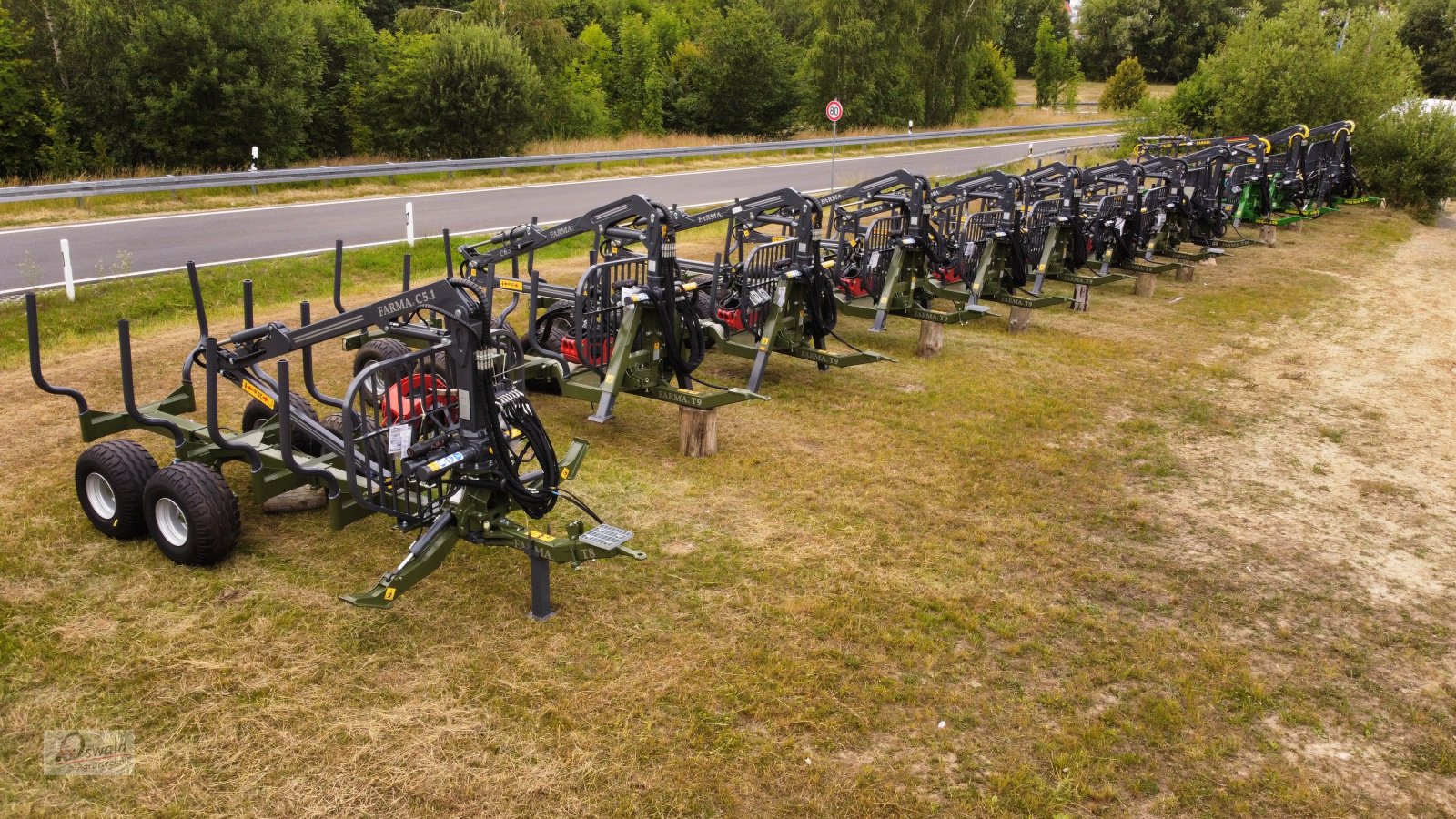 Rückewagen & Rückeanhänger Türe ait Farma CT 5,0-6 AKTION, Neumaschine içinde Regen (resim 11)