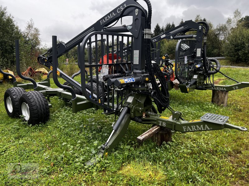 Rückewagen & Rückeanhänger van het type Farma CT 5,1-8 Rückewagen, Neumaschine in Regen (Foto 1)