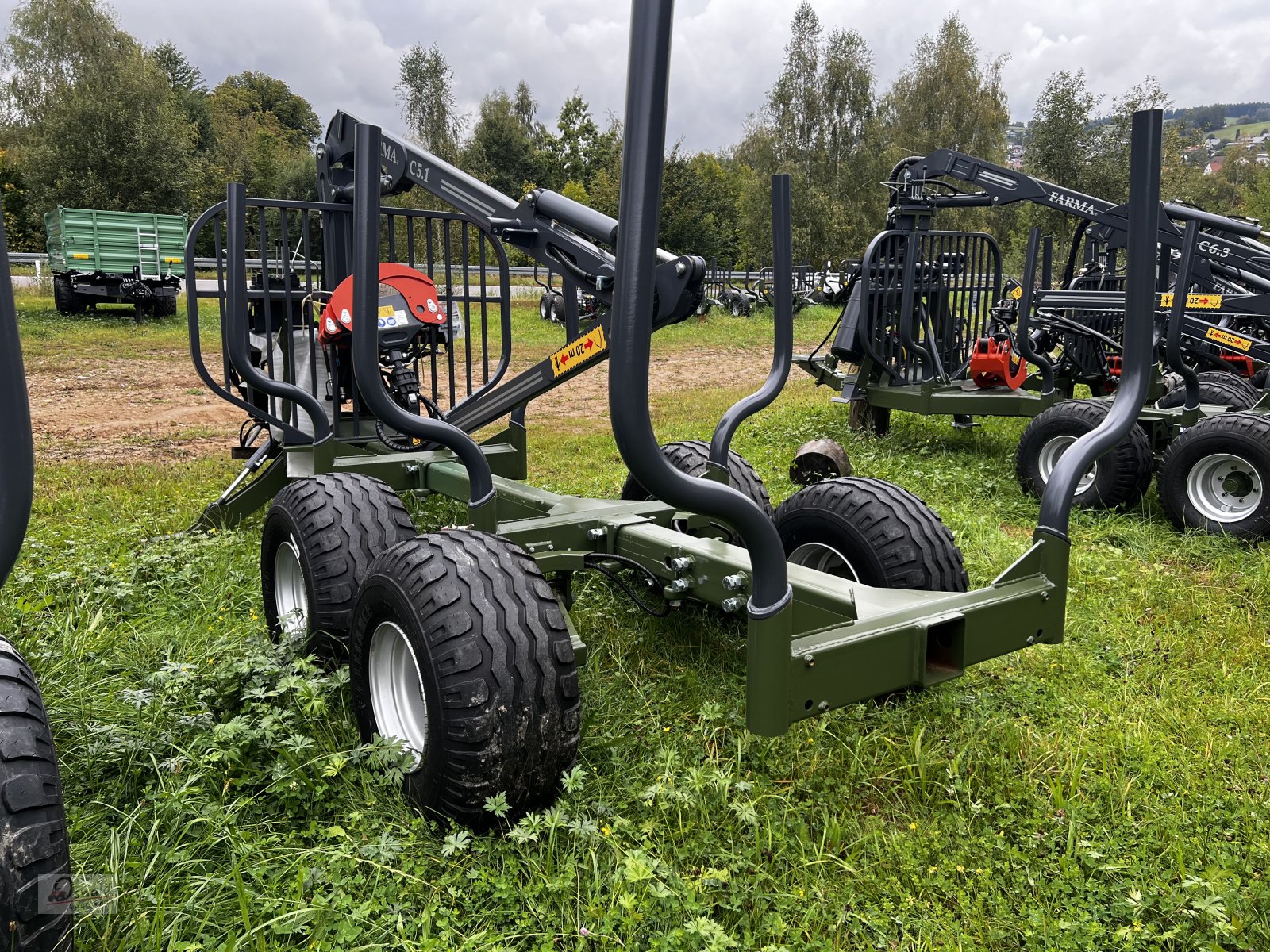 Rückewagen & Rückeanhänger del tipo Farma CT 5,1-8 Rückewagen, Neumaschine In Regen (Immagine 4)