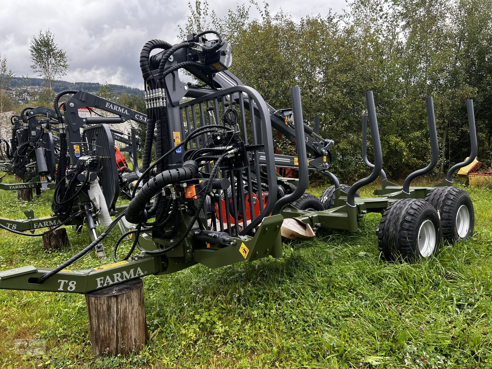 Rückewagen & Rückeanhänger van het type Farma CT 5,1-8 Rückewagen, Neumaschine in Regen (Foto 5)