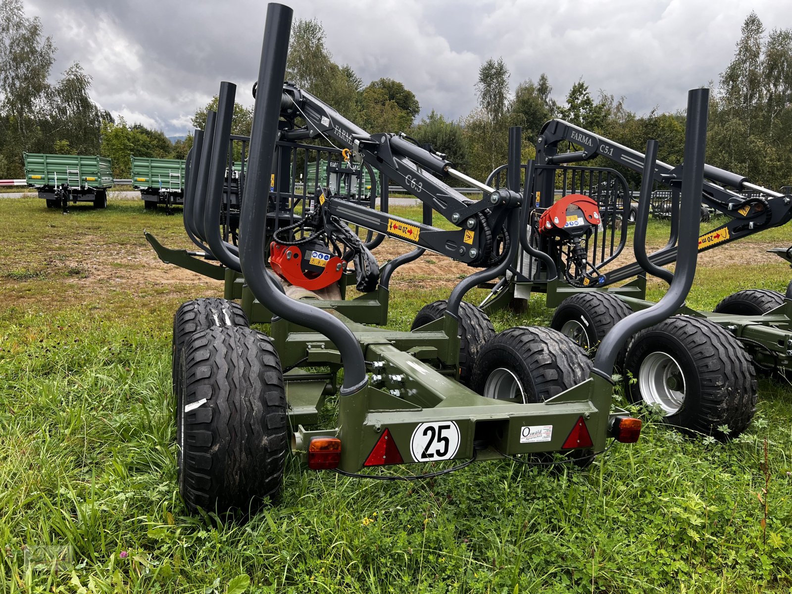 Rückewagen & Rückeanhänger van het type Farma CT 5,1-8 Rückewagen, Neumaschine in Regen (Foto 6)