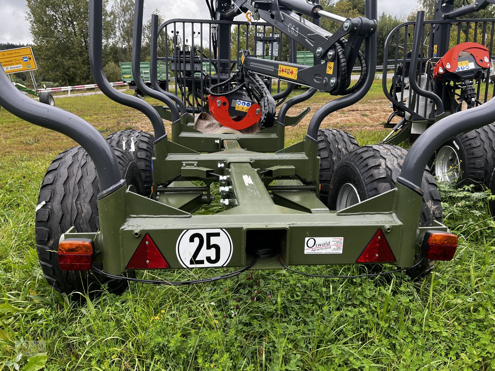 Rückewagen & Rückeanhänger van het type Farma CT 5,1-8 Rückewagen, Neumaschine in Regen (Foto 7)