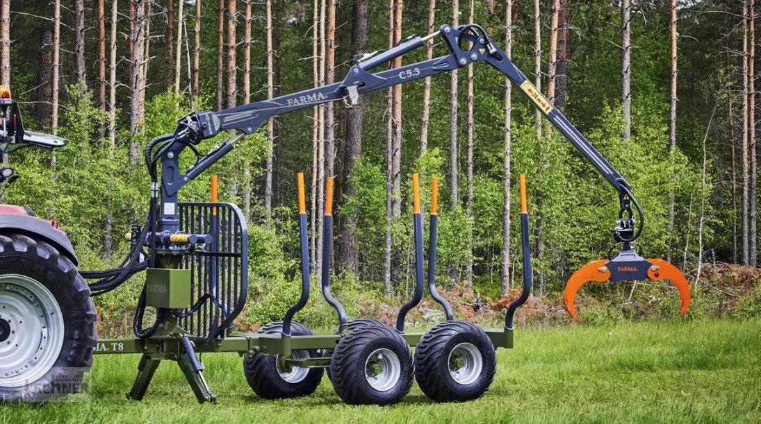 Rückewagen & Rückeanhänger del tipo Farma CT 5,3-8 Rückewagen mit Auflaufbremse, Neumaschine en Bad Abbach-Dünzling (Imagen 1)