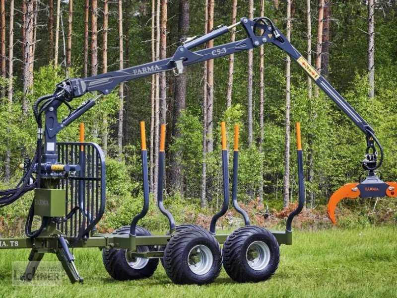 Rückewagen & Rückeanhänger типа Farma CT 5,3-8 Rückewagen mit Auflaufbremse, Neumaschine в Bad Abbach-Dünzling (Фотография 1)