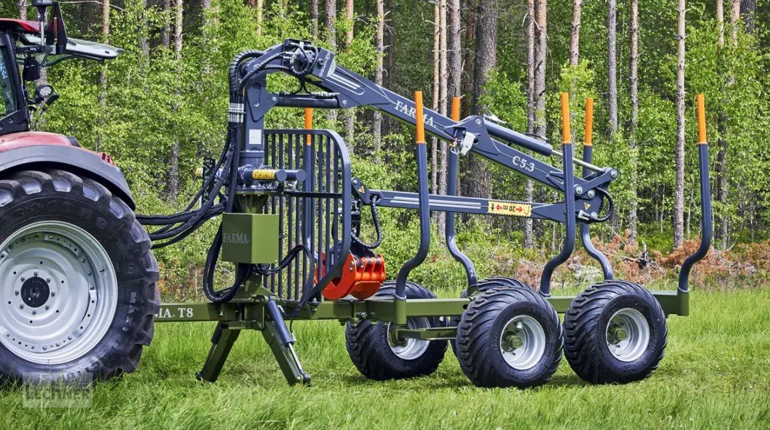 Rückewagen & Rückeanhänger del tipo Farma CT 5,3-8 Rückewagen mit Auflaufbremse, Neumaschine en Bad Abbach-Dünzling (Imagen 2)