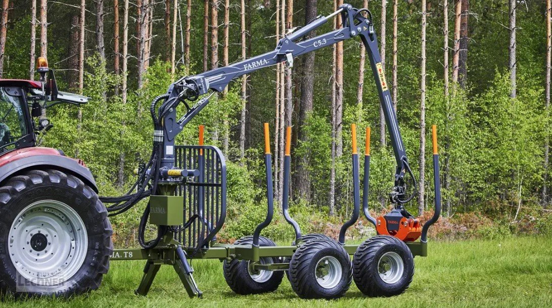 Rückewagen & Rückeanhänger del tipo Farma CT 5,3-8 Rückewagen mit Auflaufbremse, Neumaschine en Bad Abbach-Dünzling (Imagen 3)