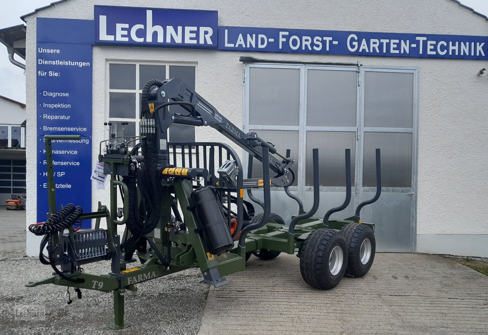 Rückewagen & Rückeanhänger van het type Farma CT 6,3-9 Rückewagen mit Druckluftbremse, Neumaschine in Bad Abbach-Dünzling (Foto 1)