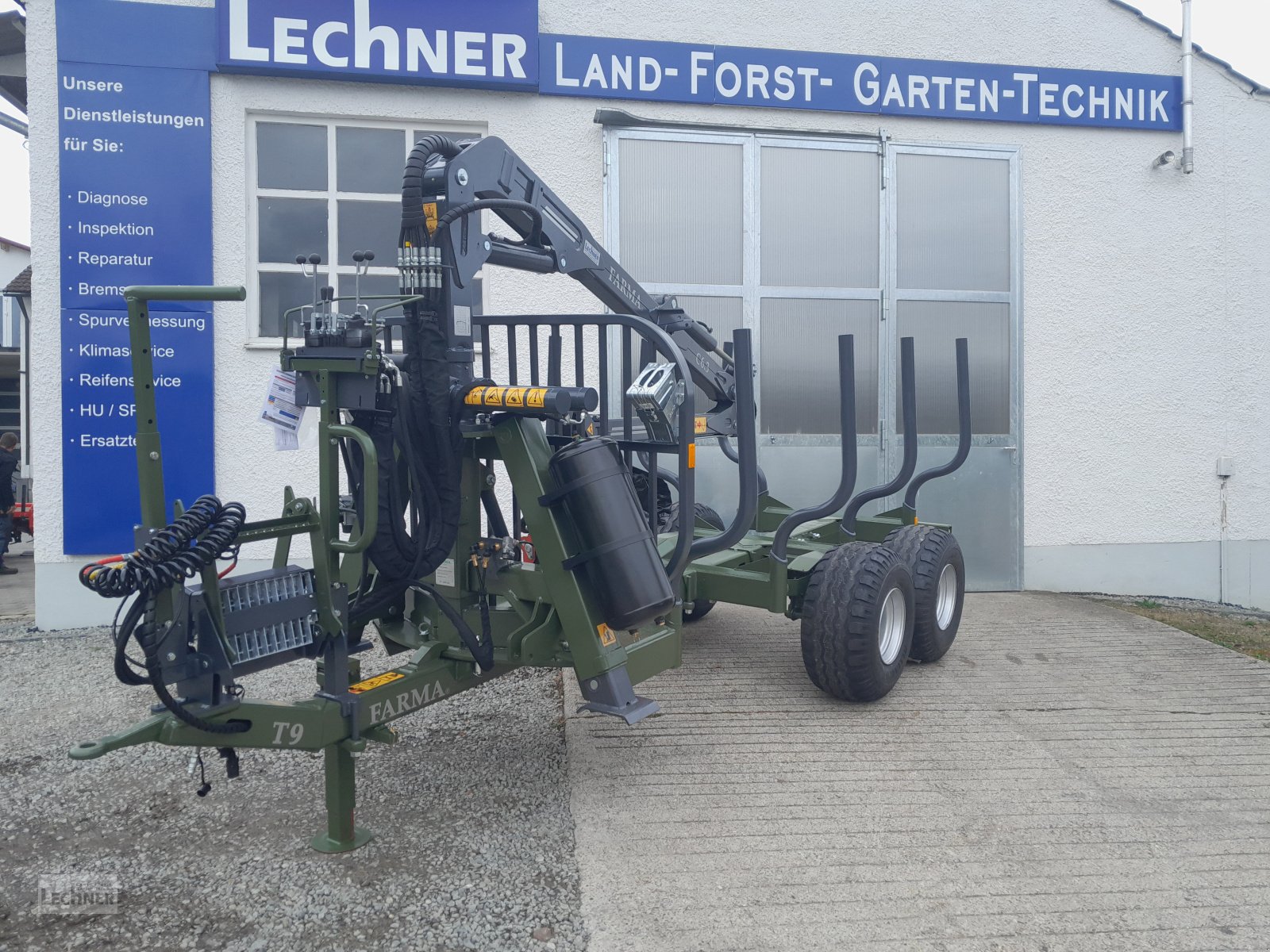 Rückewagen & Rückeanhänger типа Farma CT 6,3-9 Rückewagen mit Druckluftbremse, Neumaschine в Bad Abbach-Dünzling (Фотография 2)