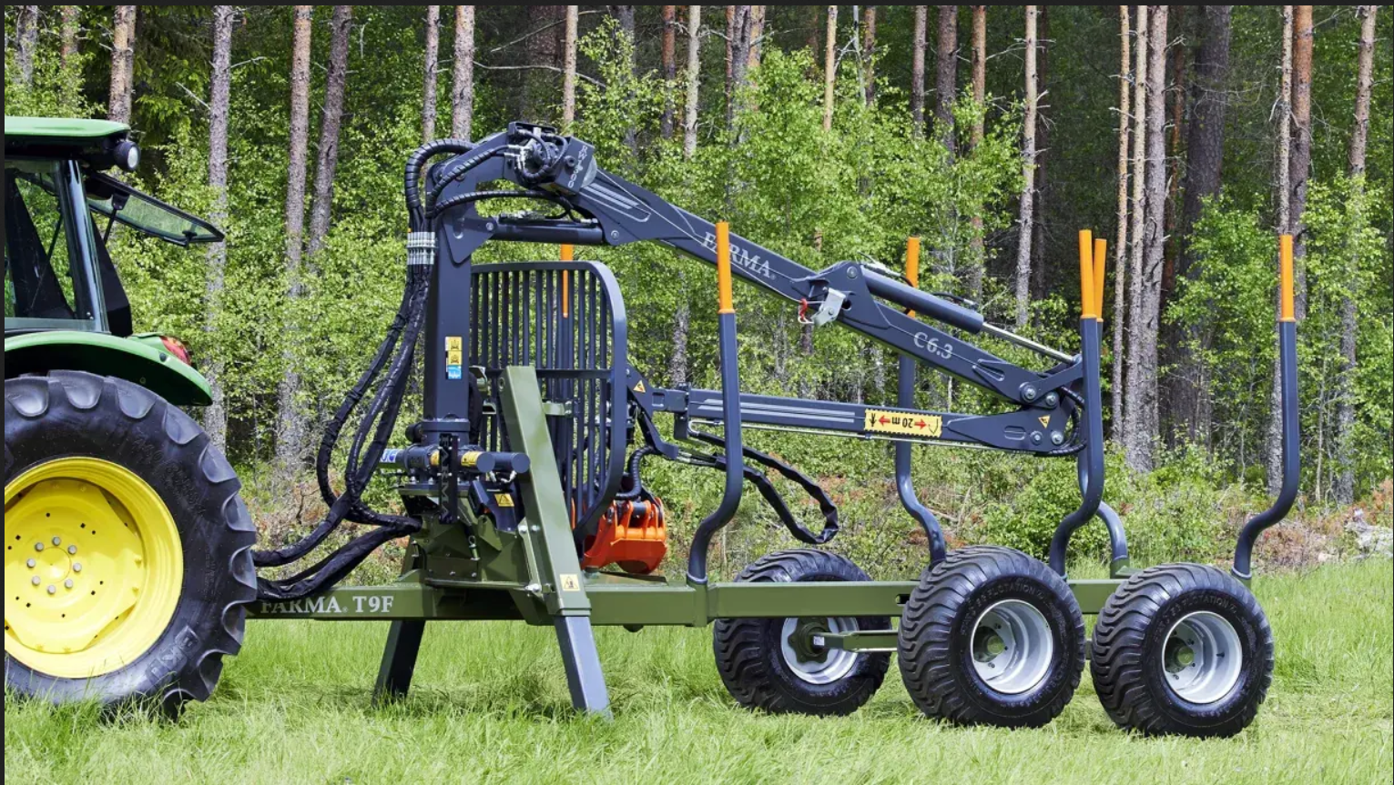 Rückewagen & Rückeanhänger van het type Farma CT 6,3-9, Gebrauchtmaschine in Mittelrüsselbach (Foto 2)