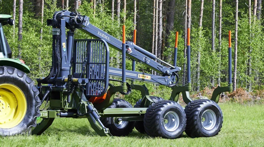 Rückewagen & Rückeanhänger typu Farma CT 7,2G3-10 Rückewagen mit Druckluftbremse, Neumaschine v Bad Abbach-Dünzling (Obrázok 3)