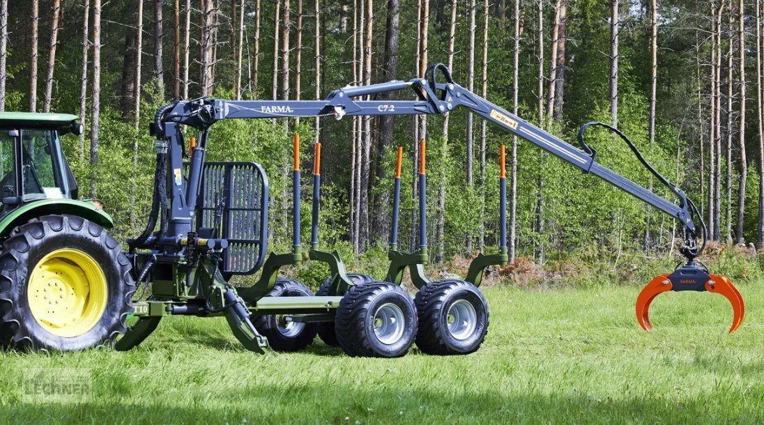 Rückewagen & Rückeanhänger типа Farma CT 7,2G3-10 Rückewagen mit Druckluftbremse, Neumaschine в Bad Abbach-Dünzling (Фотография 5)