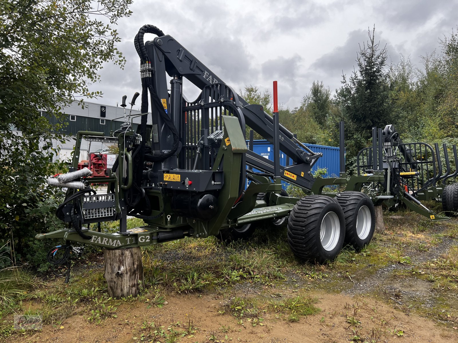 Rückewagen & Rückeanhänger tipa Farma CT 8,0-12 X-CEL, Neumaschine u Regen (Slika 1)